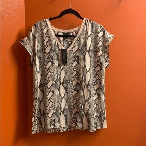 Worthington Rose Snake Shirt